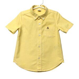 Baby Gap yellow short sleeve Oxford shirt size 3T